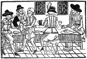 A Supper Party, from a ''Book of Roxburghe Ballads''