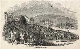 Goodwood Races: the Course, from ''The Illustrated London News'', 1st August 1846