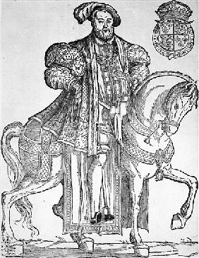 King Henry VIII on horseback