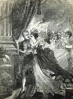 Napoleon and Marie-Louise escaping from the fire at the ball given on July 1st, 1810, the Austrian A