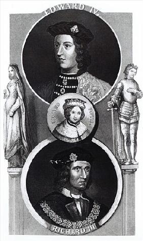 Portraits of Edward IV, Edward V and Richard III