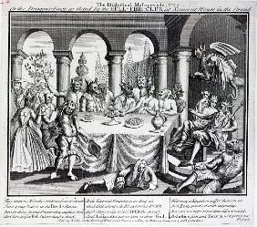 The diabolical maskquerade, or the the dragons-feast as acted the Hell-Fire-Club, at Somerset House 
