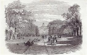 The Long Walk, Windsor, from The Illustrated London News, 14th November 1846