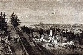 View of the Bay of Mount St. Michael, from Avranches, Normandy, from The Graphic