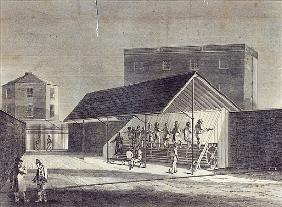 View of the Tread Mill for the Employment of Prisoners, erected at the House of Correction at Brixto