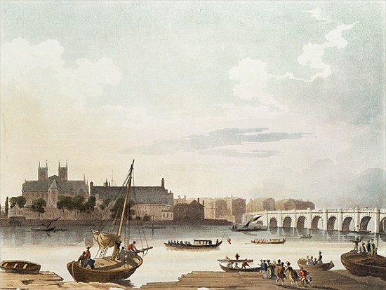 View of Westminster and the Bridge de English School
