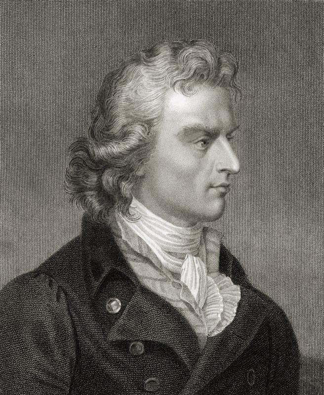 Friedrich (Johann Christoph) von Schiller (1759-1805) from 'Gallery of Portraits', published in 1833 de English School, (19th century)