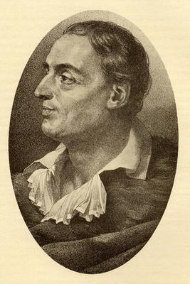 Denis Diderot (1713-84) (engraving) de English School, (19th century)