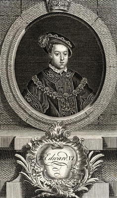 Edward VI (1537-53) King of England and Ireland, from 'The Gallery of Portraits', published 1833 (en de English School, (19th century)