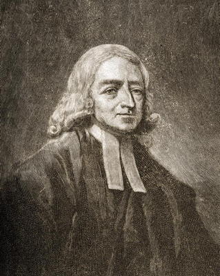John Wesley (1703-91) (engraving) de English School, (19th century)