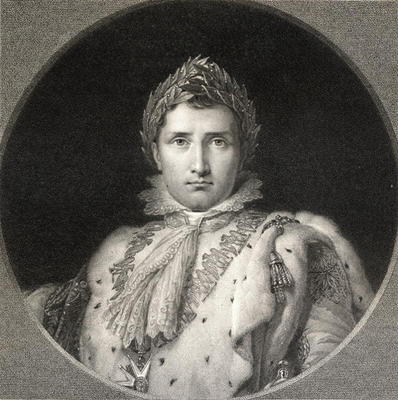 Napoleon Bonaparte (1769-1821) (Emperor of France) from 'The Gallery of Portraits', published 1833 ( de English School, (19th century)