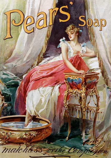 Advertisement for 'Pears' Soap' de English School, (19th century)
