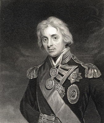 Portrait of Lord Horatio Nelson (1758-1805) (engraving) de English School, (19th century)