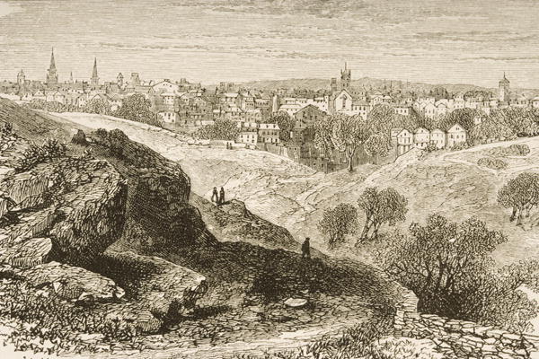 Salem, in c.1870, from 'American Pictures' published by the Religious Tract Society, 1876 (engraving de English School, (19th century)
