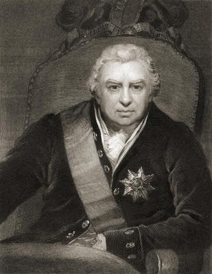 Sir Joseph Banks (1743-1820) Baronet of Banks, from 'Gallery of Portraits', published in 1833 (engra de English School, (19th century)