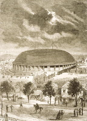 The Mormon Tabernacle, c.1870, from 'American Pictures', published by The Religious Tract Society, 1 de English School, (19th century)