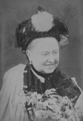 A Jubilee Portrait of Queen Victoria (1819-1901) Laughing, 21 June 1887 (sepia photo)