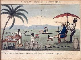 A West India Sportsman, published by William Holland, 1807 (etching, engraving and aquatint)