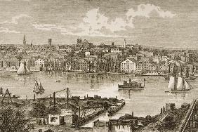 Baltimore, in c.1870, from 'American Pictures' published by the Religious Tract Society, 1876 (engra