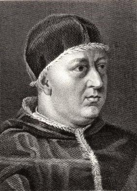 Pope Leo X (1475-1521) (engraving)