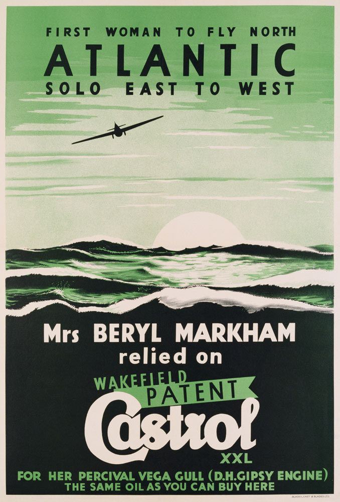 Poster advertising 'Castrol' oil de English School, (20th century)