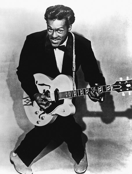 Charles Edward Anderson Berry aka Chuck Berry rock and roll guitarist de English Photographer, (20th century)