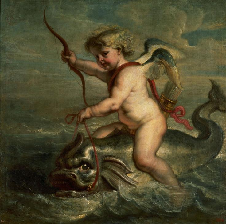 Cupid on a Dolphin de Erasmus Quellinus
