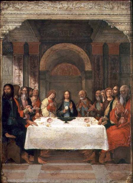 The Institution of the Eucharist de Ercole de Roberti