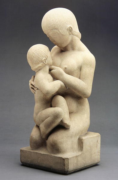 Madonna and Child, 1913 (Bath stone)  de Eric Gill