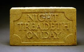 Night Treadeth on Day, 1903 (stone) 