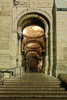 Montmartre - Eingang zur Sacré Coeur de Erich Teister