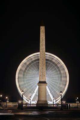 Riesenrad auf dem Place de la Concorde de Erich Teister
