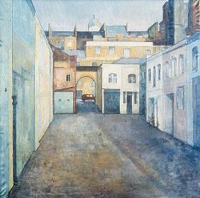 Petersham Place, South Kensington, 1981 (oil on canvas) 