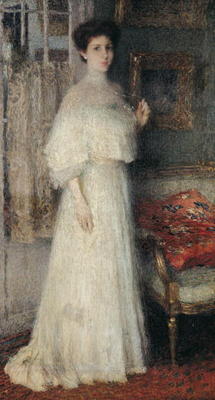 Portrait of Madame Masson (oil on canvas) de Ernest-Joseph Laurent
