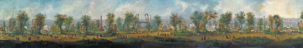 Panoramic View of the Exhibition of 1855 de Ernest Lami de Nozan