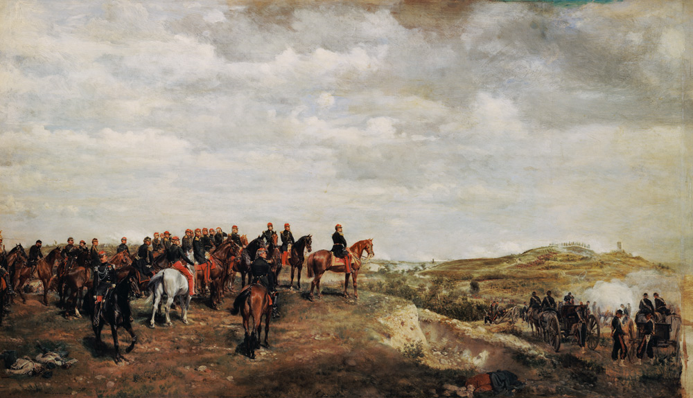 Napoleon III (1808-73) at the Battle of Solferino in 1859 de Ernest Meissonier