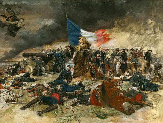 Allegory of the Siege of Paris de Ernest Meissonier