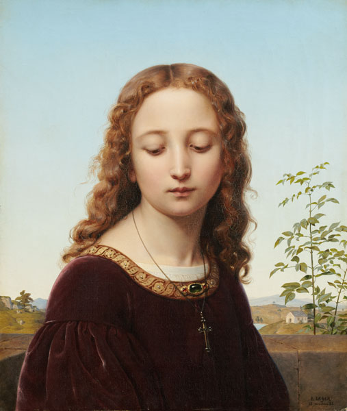 Bildnis eines jungen Mädchens de Ernst Deger