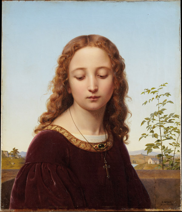 Portrait of a Young Woman de Ernst Deger