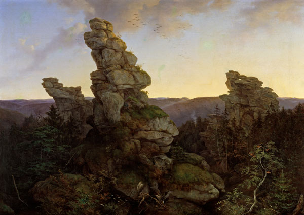 Die Greifensteine im Saechsischen Erzgebirge de Ernst Ferdinand Oehme