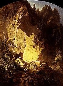 Quarry in Saxon Switzerland. de Ernst Ferdinand Oehme