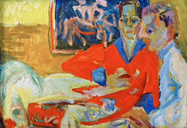 Café de mañana de Ernst Ludwig Kirchner