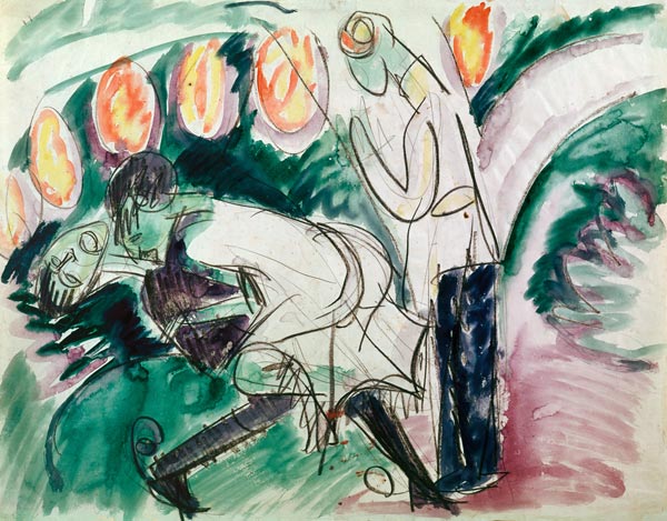 Pantomima III de Ernst Ludwig Kirchner