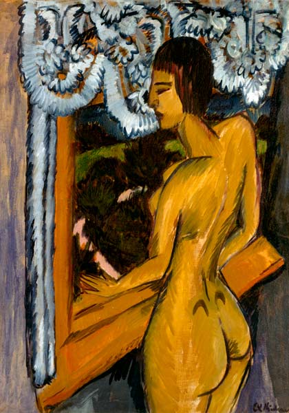 Brown act at the window de Ernst Ludwig Kirchner