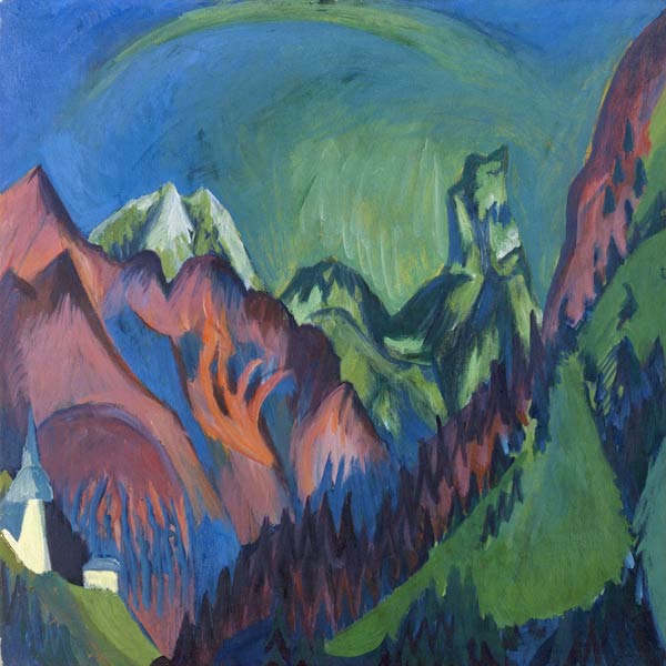 Tinzenhorn, cañón de Monstein de Ernst Ludwig Kirchner