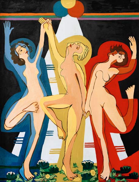 Farbentanz II de Ernst Ludwig Kirchner