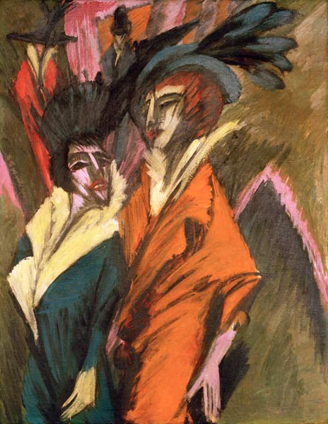 Dos mujeres en la calle de Ernst Ludwig Kirchner