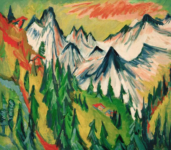 Cumbre de la montaña de Ernst Ludwig Kirchner