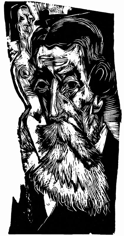 Retrato de Ludwig Schames de Ernst Ludwig Kirchner