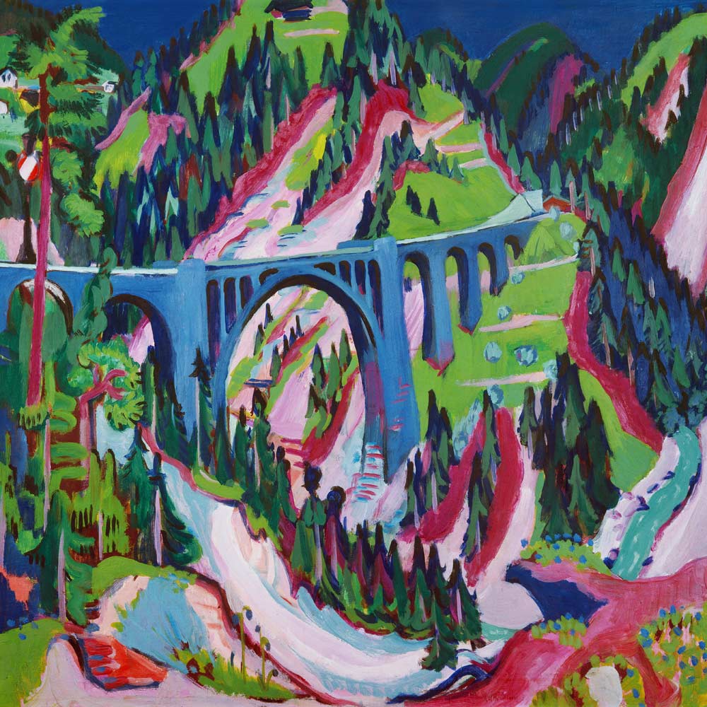 El puente de Wiesen de Ernst Ludwig Kirchner